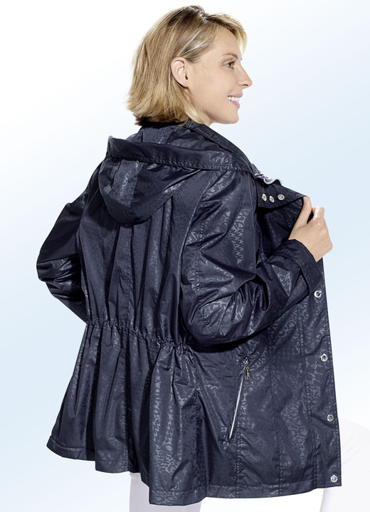 - Jacke mit Raubtierfell-Dessin, in Größe 036 bis 052, in Farbe NAVY Ansicht 1