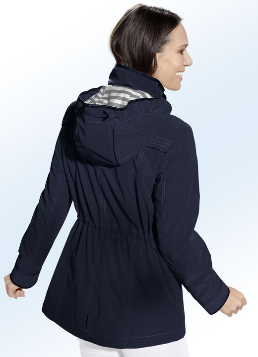 Kurz - Funktionsjacke mit PU Beschichtung, in Größe 038 bis 054, in Farbe NAVY Ansicht 1