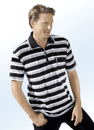 Poloshirt mit kurzem Reissverschluss
