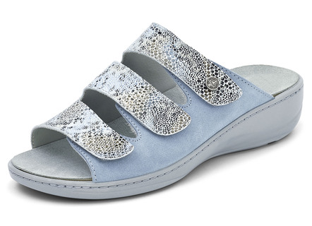 Mubb Pantolette aus geprägtem Leder