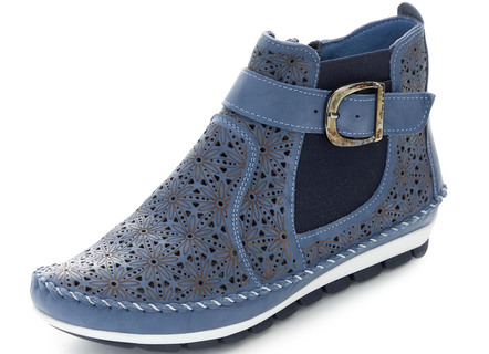 Gemini Mokassin-Stiefelette mit verstellbarer Zierspange