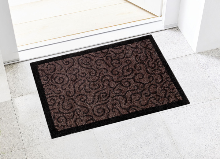 Fußmatten - Praktische Schmutzfangmatten für innen und außen, in Größe 101 (40x60 cm) bis 107 (60x180 cm), in Farbe BRAUN Ansicht 1