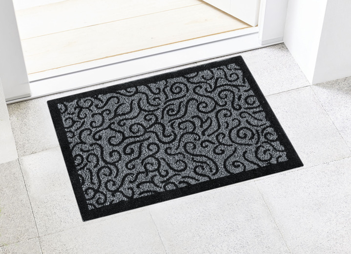 Fußmatten - Praktische Schmutzfangmatten für innen und außen, in Größe 101 (40x60 cm) bis 107 (60x180 cm), in Farbe GRAU Ansicht 1