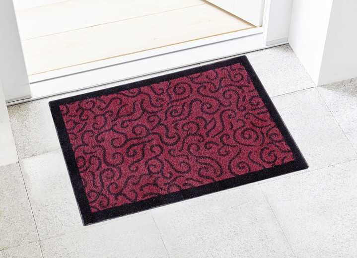 Fußmatten - Praktische Schmutzfangmatten für innen und außen, in Größe 101 (40x60 cm) bis 107 (60x180 cm), in Farbe ROT Ansicht 1