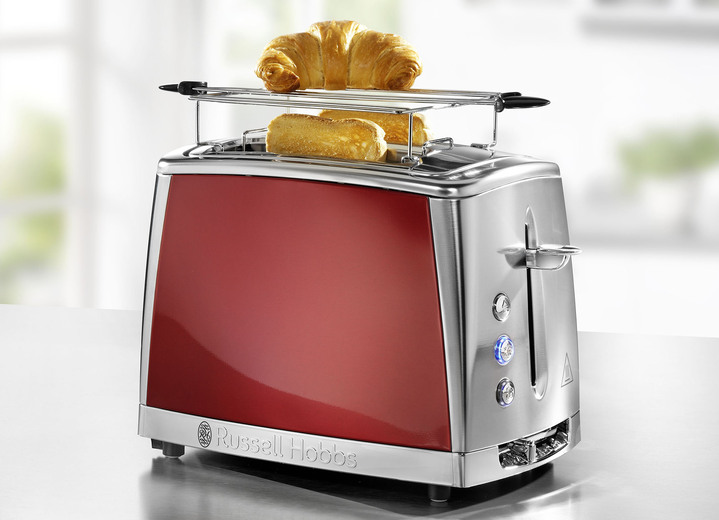 Küchengeräte-Serien - Russel Hobbs Frühstücksserie Luna, in Farbe ROT, in Ausführung Toaster Ansicht 1