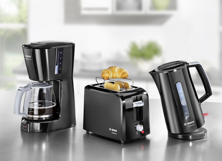 - Bosch Frühstücksserie im kompakten Design, in Farbe SCHWARZ, in Ausführung Toaster Ansicht 1