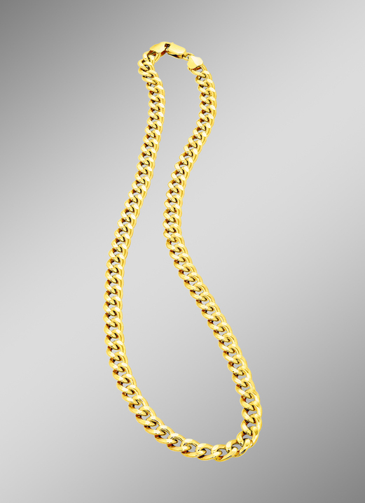 Halsketten - Hochwertige Panzerkette in klassischem Design, in Farbe