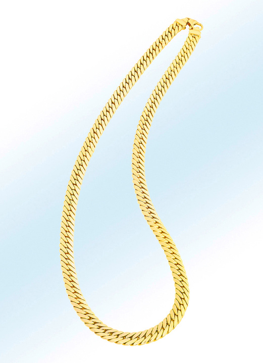 Halsketten - Hochwertige Flachpanzerkette, in Farbe