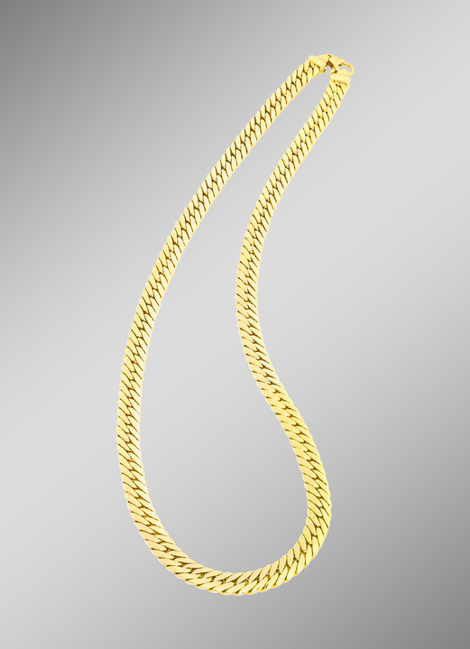 Halsketten - Hochwertige Flachpanzerkette, in Farbe  Ansicht 1