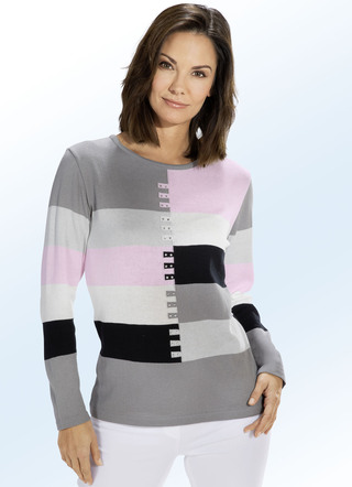 Pullover mit Baumwolle und mit Strasszier