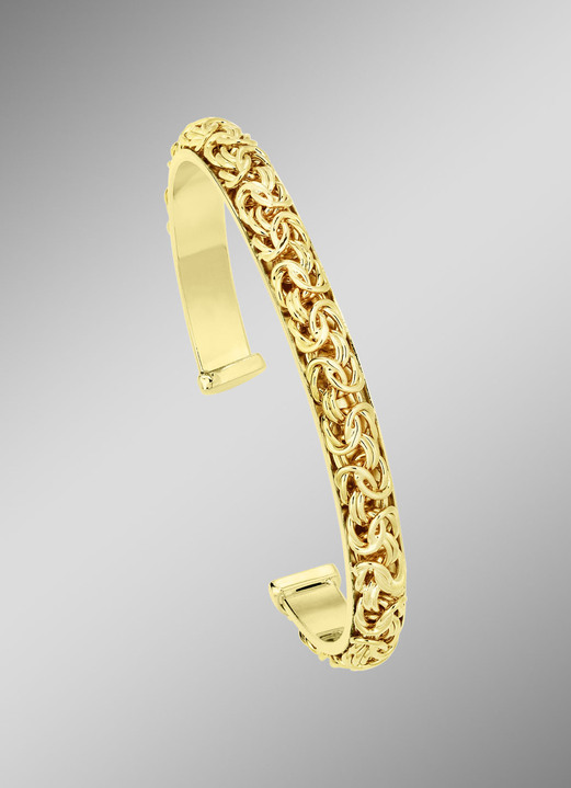 Halsketten - Vergoldete Königsketten-Garnitur, in Farbe , in Ausführung Armreif Ansicht 1