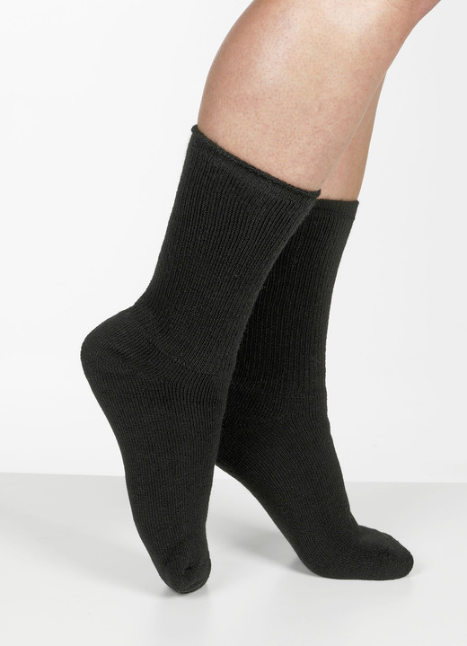 - Wärmespeicher-Socken-Set für Herren, in Farbe SCHWARZ Ansicht 1