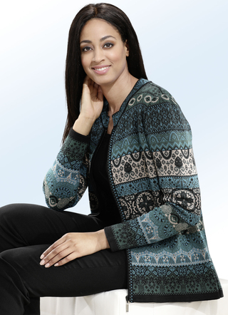 Strickjacke mit Schurwolle