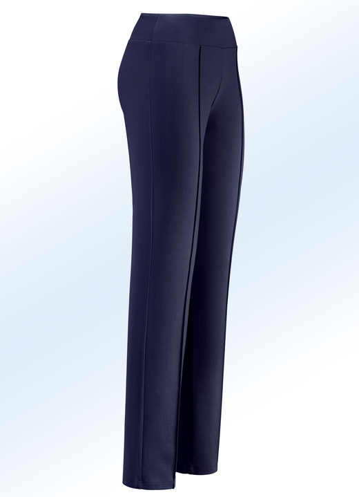 Hosen - Jerseyhose mit höherem, elastischem Formbund, in Größe 018 bis 245, in Farbe MARINE Ansicht 1