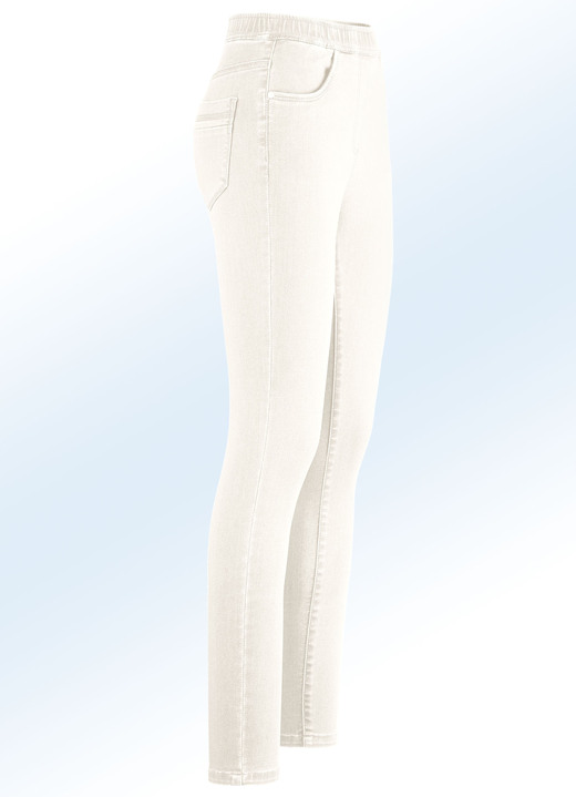 Hosen in Schlupfform - Super softe Jegging-Jeans, in Größe 017 bis 050, in Farbe ECRU Ansicht 1