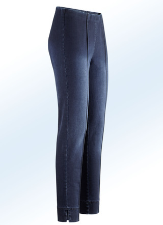 Knöchellange Jeans in Schlupfform