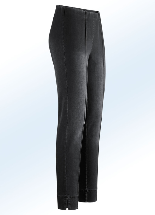 Hosen - Knöchellange Jeans in Schlupfform, in Größe 018 bis 046, in Farbe ANTHRAZIT Ansicht 1