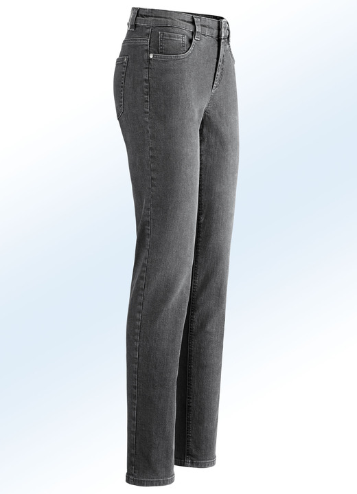 - Body-Perfect-Jeans, in Größe 017 bis 052, in Farbe DUNKELGRAU Ansicht 1