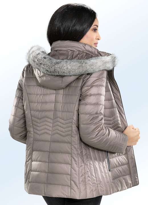 Winterjacken - Jacke in 2 Farben, in Größe 036 bis 052, in Farbe KIESEL Ansicht 1