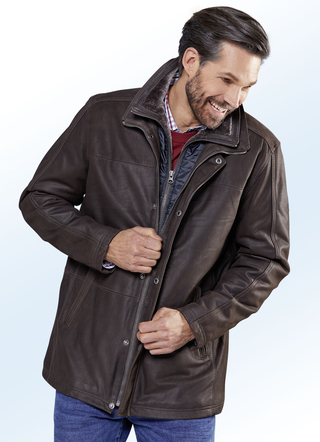 Jacke aus Ziegen-Nappaleder