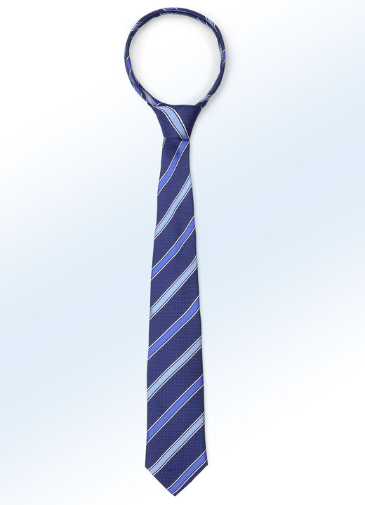 - Gestreifte Krawatte, in Farbe MARINE