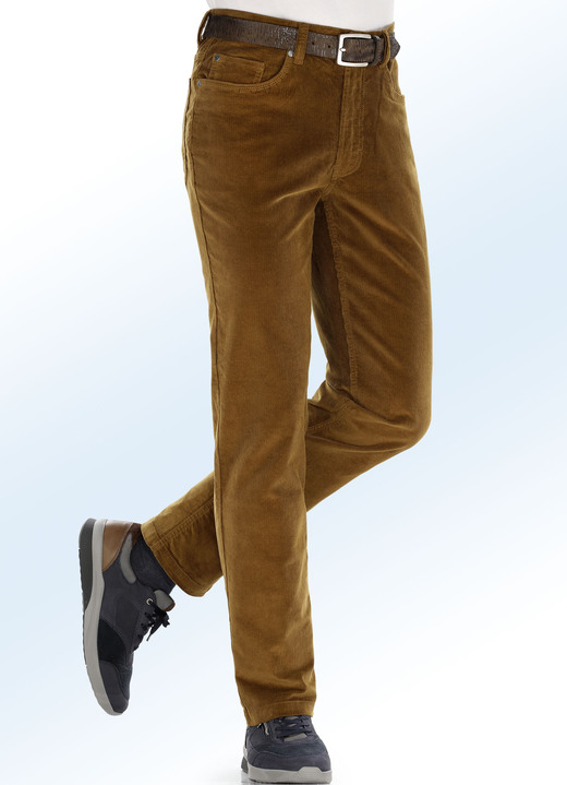 Hosen - Cordhose in 4 Farben, in Größe 024 bis 062, in Farbe COGNAC Ansicht 1