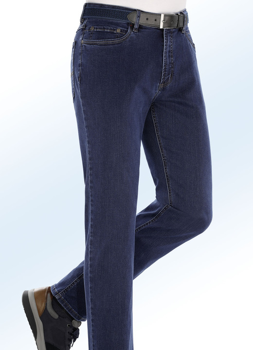 Jeans - Superstretch-Jeans von „Suprax“ in 4 Farben, in Größe 024 bis 060, in Farbe DUNKELBLAU Ansicht 1