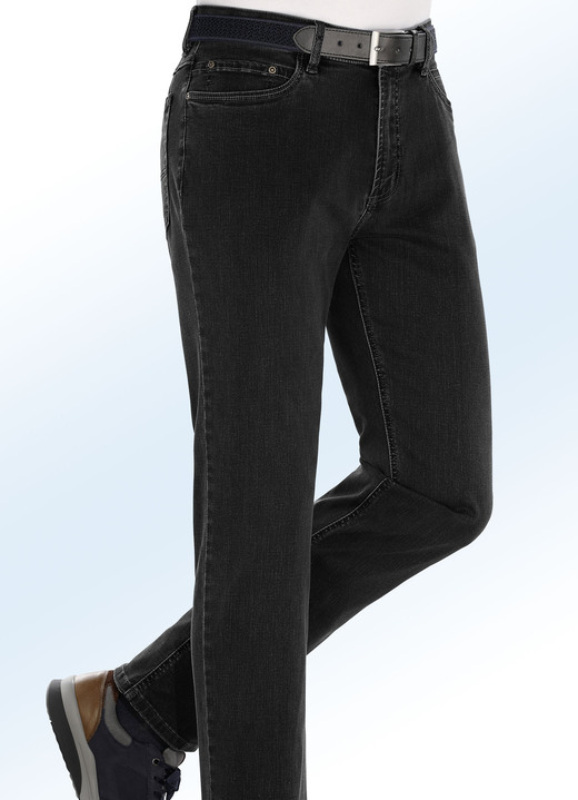 Jeans - Superstretch-Jeans von „Suprax“ in 4 Farben, in Größe 024 bis 060, in Farbe SCHWARZ Ansicht 1