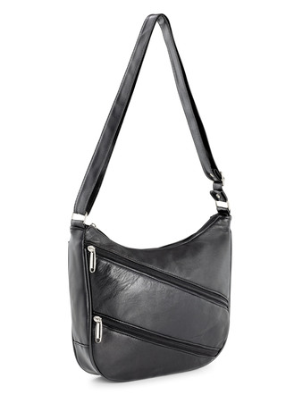 Tasche aus weichem Nappaleder und Synthetik
