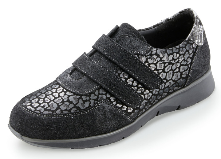 - Slipper mit flotter Prägung, in Größe 036 bis 042, in Farbe SCHWARZ Ansicht 1