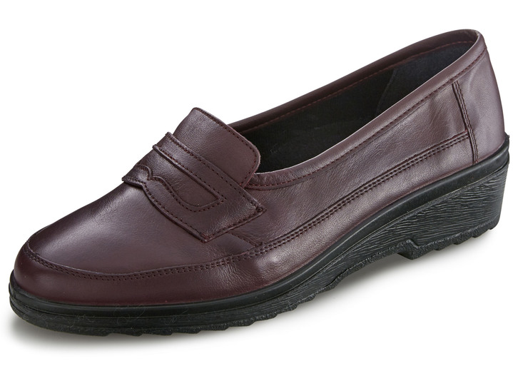 - Slipper mit Lederspange, in Größe 4 bis 8, in Farbe CHIANTI
