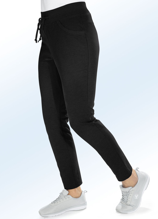 - „Athlet“-Freizeithose in 3 Farben, in Größe 019 bis 052, in Farbe SCHWARZ