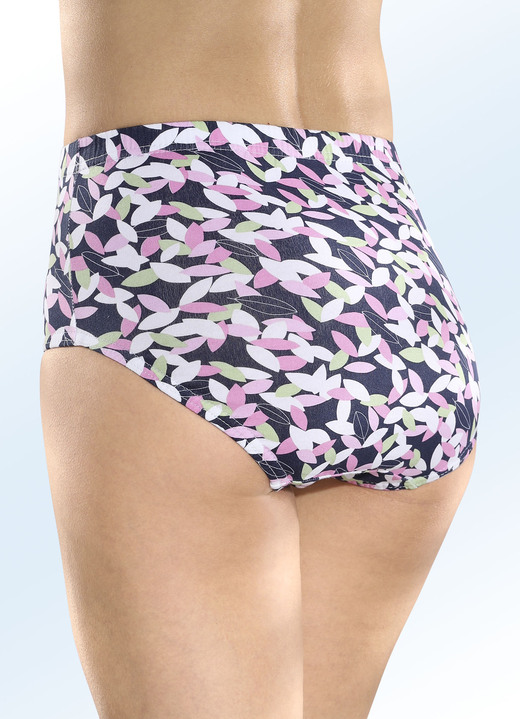 - Fünferpack Slips mit Gummizug, in Größe 038 bis 056, in Farbe MARINE-PINK-BUNT Ansicht 1