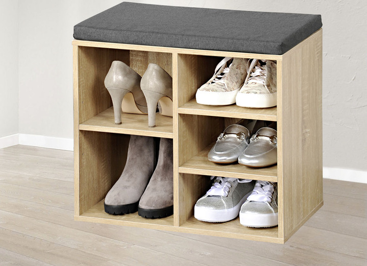 Schuhbank mit Sitzkissen Kleinmöbel BADER
