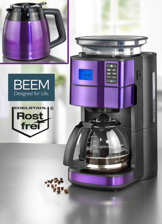- BEEM Fresh-Aroma-Perfect II Duo Kaffeemaschine, in Farbe LILA