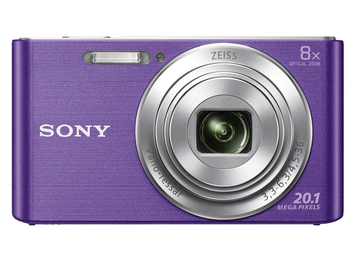 - Sony DSC-W830 Digital-Kamera, in Farbe VIOLETT Ansicht 1