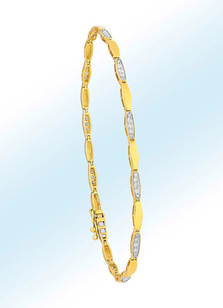 Elegantes Armband mit 60 Brillanten