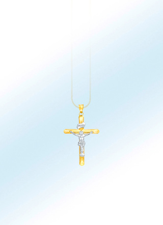 Klassischer Kreuz Anhänger mit Korpus