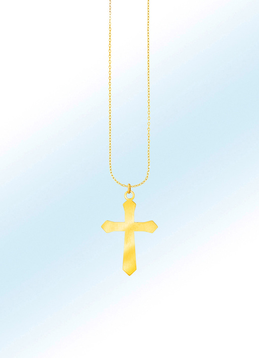 - Klassische Kreuz-Halskette, in Farbe