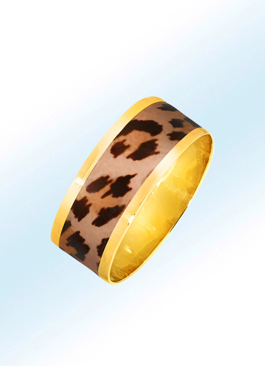 Ringe - Damenring mit Leopardenmuster, in Größe 160 bis 220, in Farbe  Ansicht 1