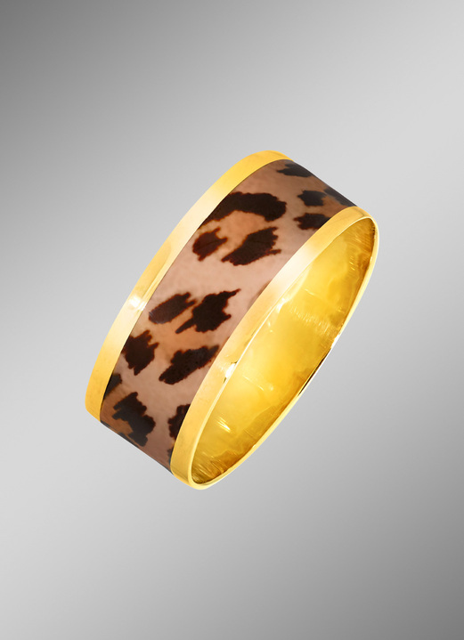 Ringe - Damenring mit Leopardenmuster, in Größe 160 bis 220, in Farbe  Ansicht 1