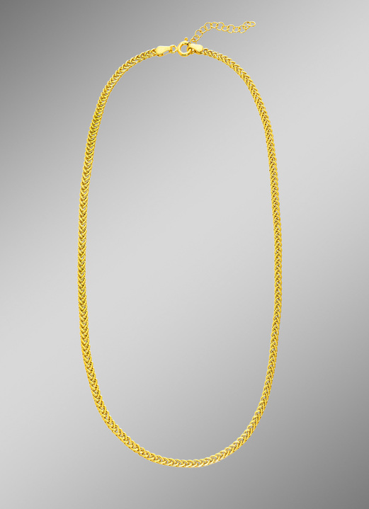Halsketten - Feine Zopfketten-Halskette, in Farbe  Ansicht 1