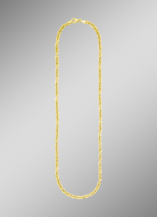 Halsketten - Klassissche Kordelketten-Garnitur, diamantiert, in Farbe , in Ausführung Halskette 45 cm Ansicht 1