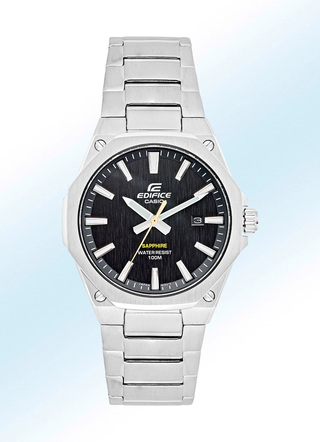 Casio-Quartz-Herrenuhr mit Edelstahlband