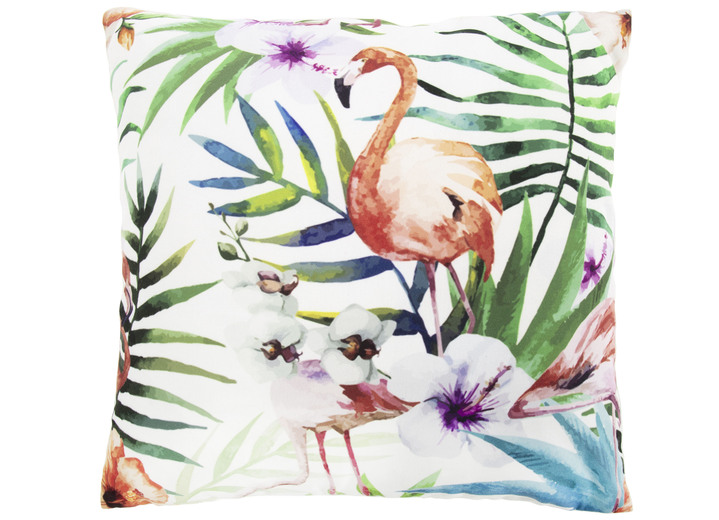 Kissen, Polster & Auflagen - Outdoor-Kissen Flamingo, in Farbe BUNT Ansicht 1