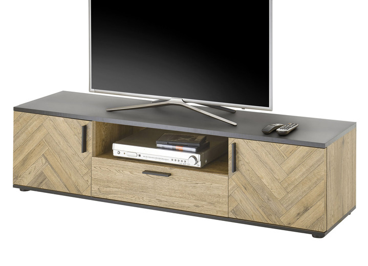 TV- & Hifi-Möbel - Zeitlos schönes TV-Lowboard, in Farbe EICHE DUNKEL