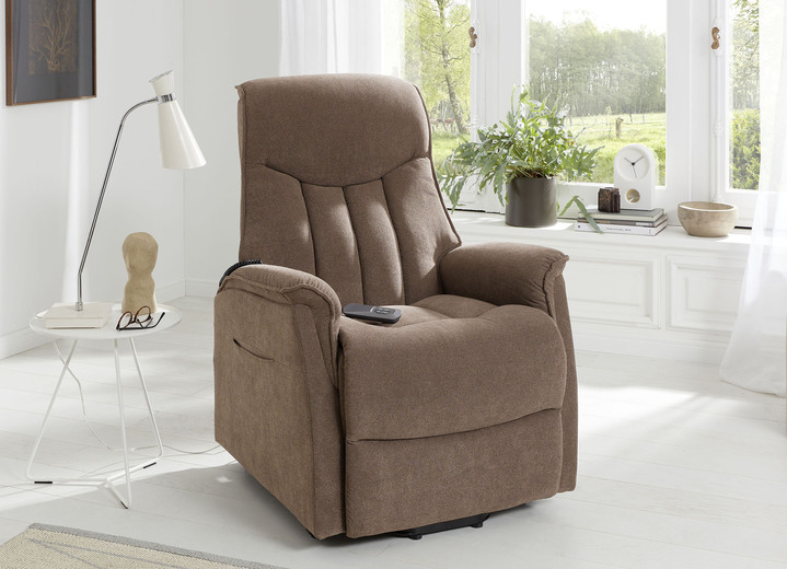 TV-Sessel / Relax-Sessel - TV-Sessel mit Motor und Aufstehhilfe, in Farbe CAPPUCCINO Ansicht 1