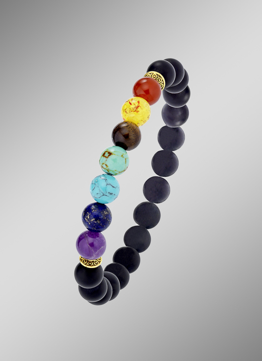 Armbänder - Elastisches Chakra-Armband, in Farbe  Ansicht 1