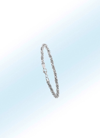 4-reihiges Armnband aus Silber