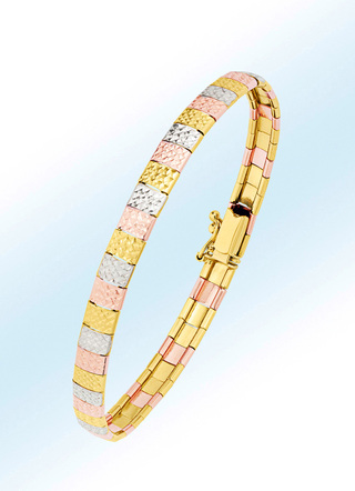 Zauberhaftes Armband in Tricolor